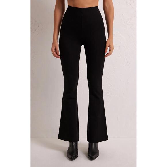 NEW Z SUPPLY do it all flare pant in black - Picture 1 of 5